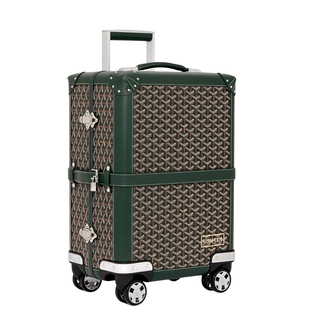 Goyard Bourget PM Trolley Case Dark Green