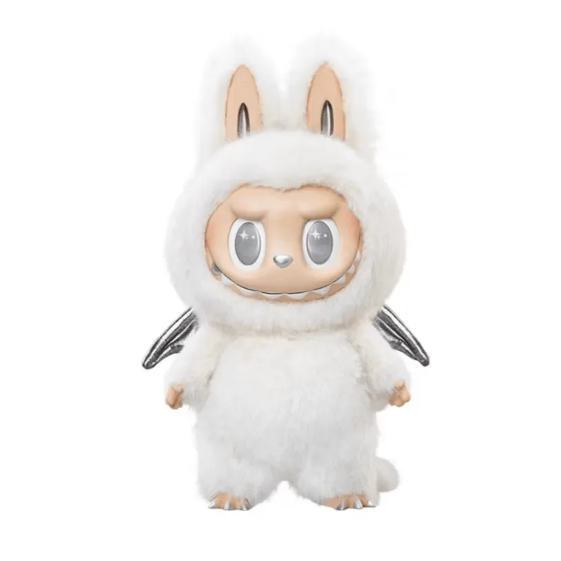 Pop Mart Labubu The Monsters ZIMOMO Angel In Clouds Vinyl Doll + Tote Bag