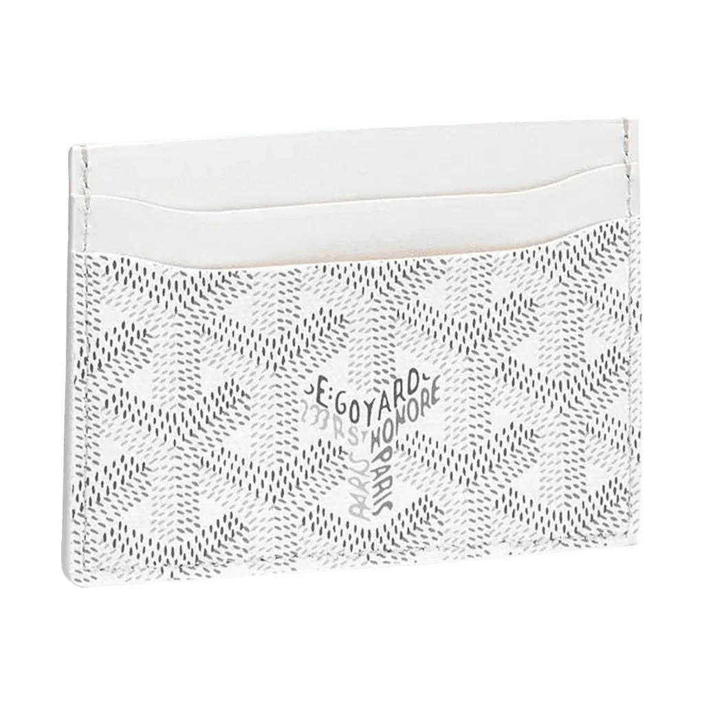 Goyard Saint Sulpice White Card Holder