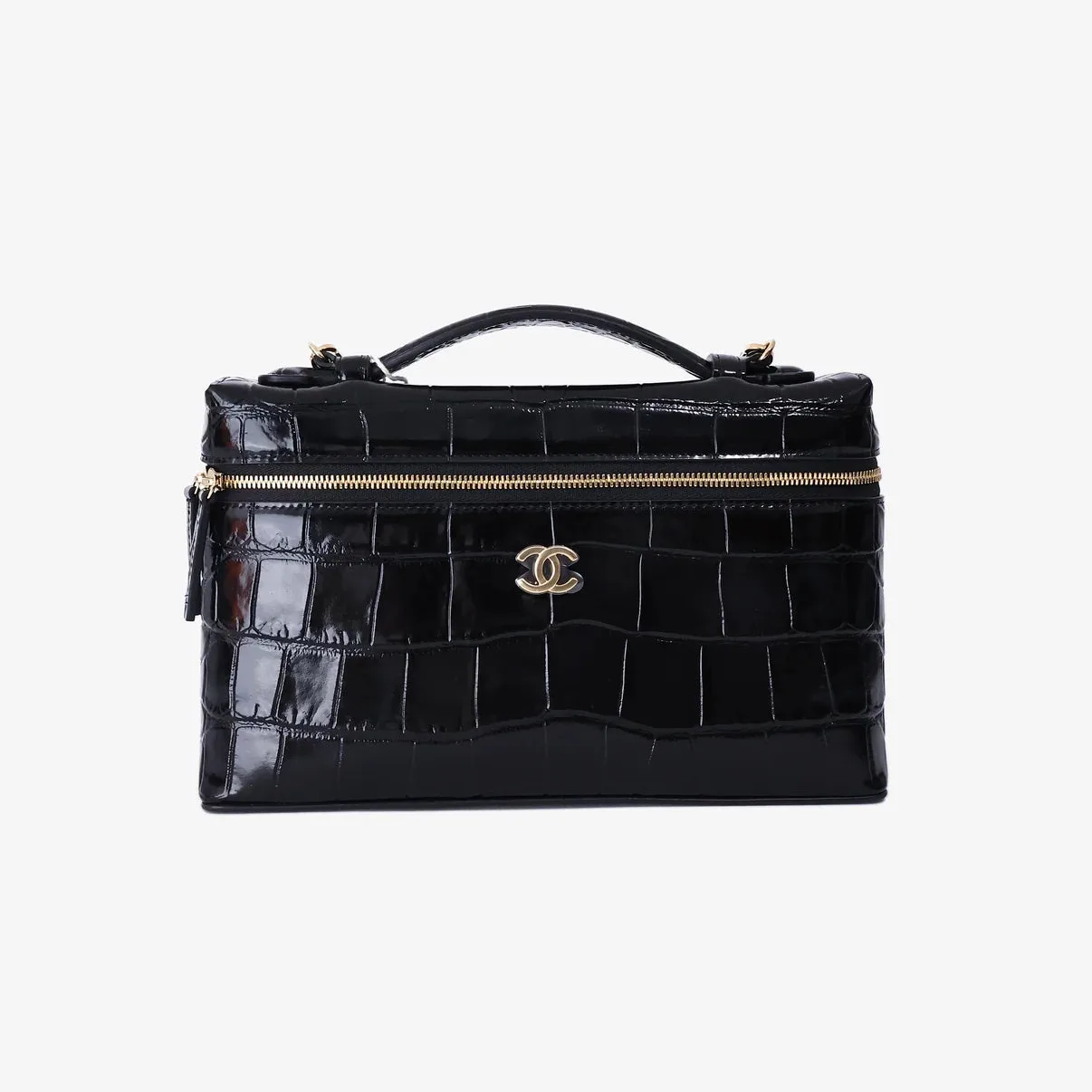 Chanel Trendy Handle Slim Vanity · Black