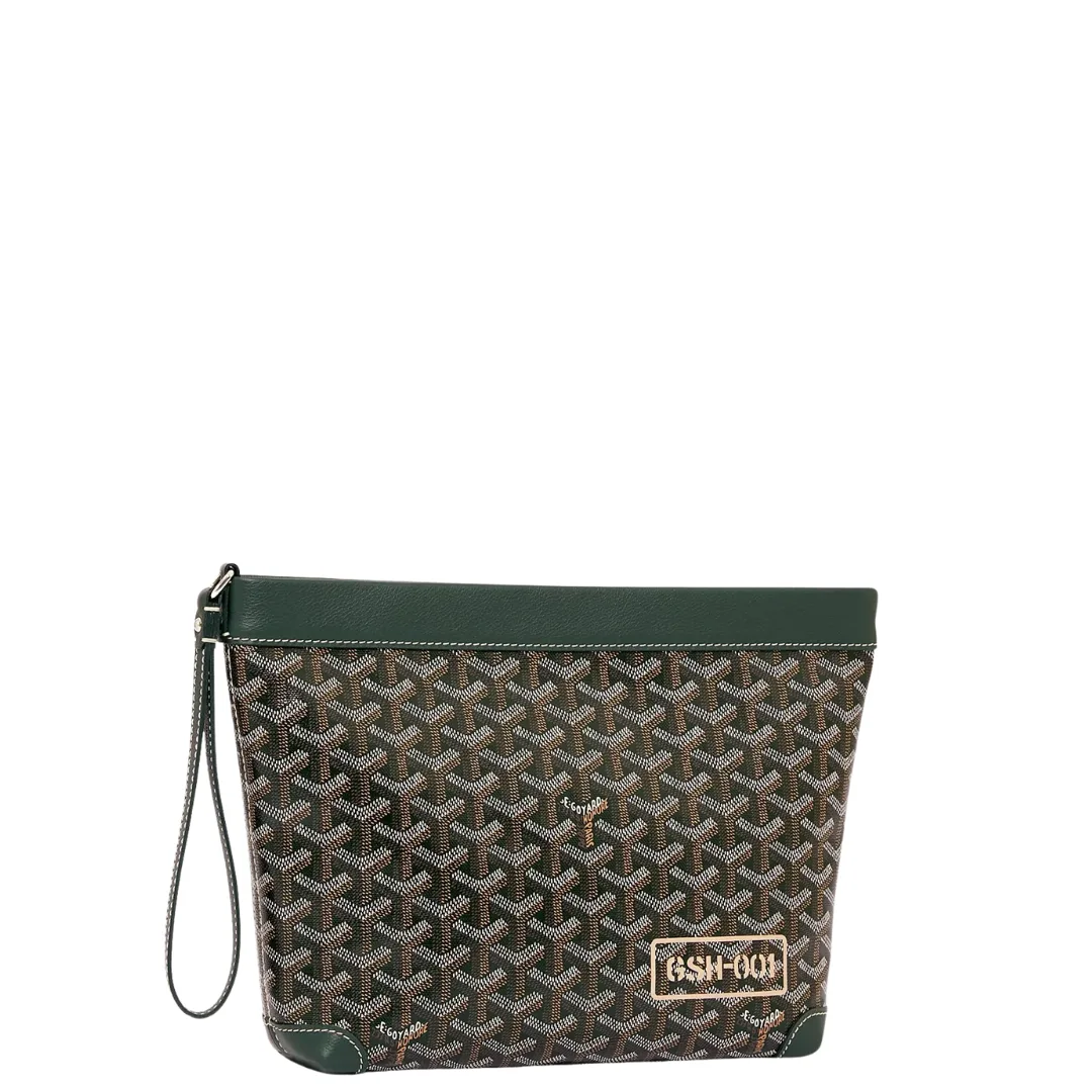 Goyard Conti Pouch Dark Green