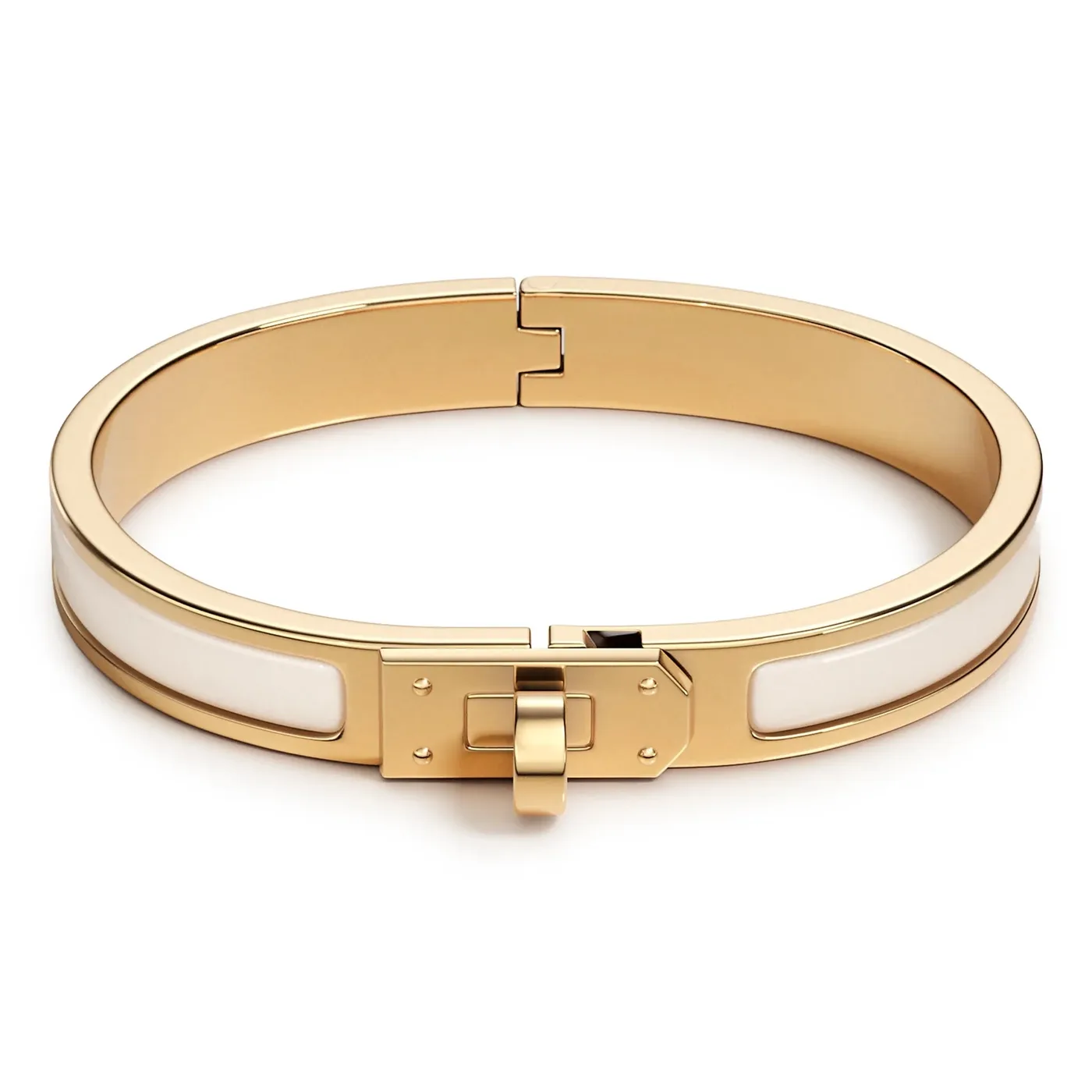 Hermès Mini Clic Kelly Bracelet · Yellow Gold