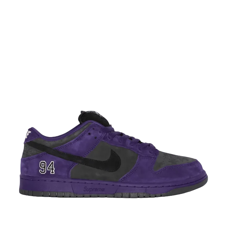 Nike SB Dunk Low × Supreme 'Purple Ink'