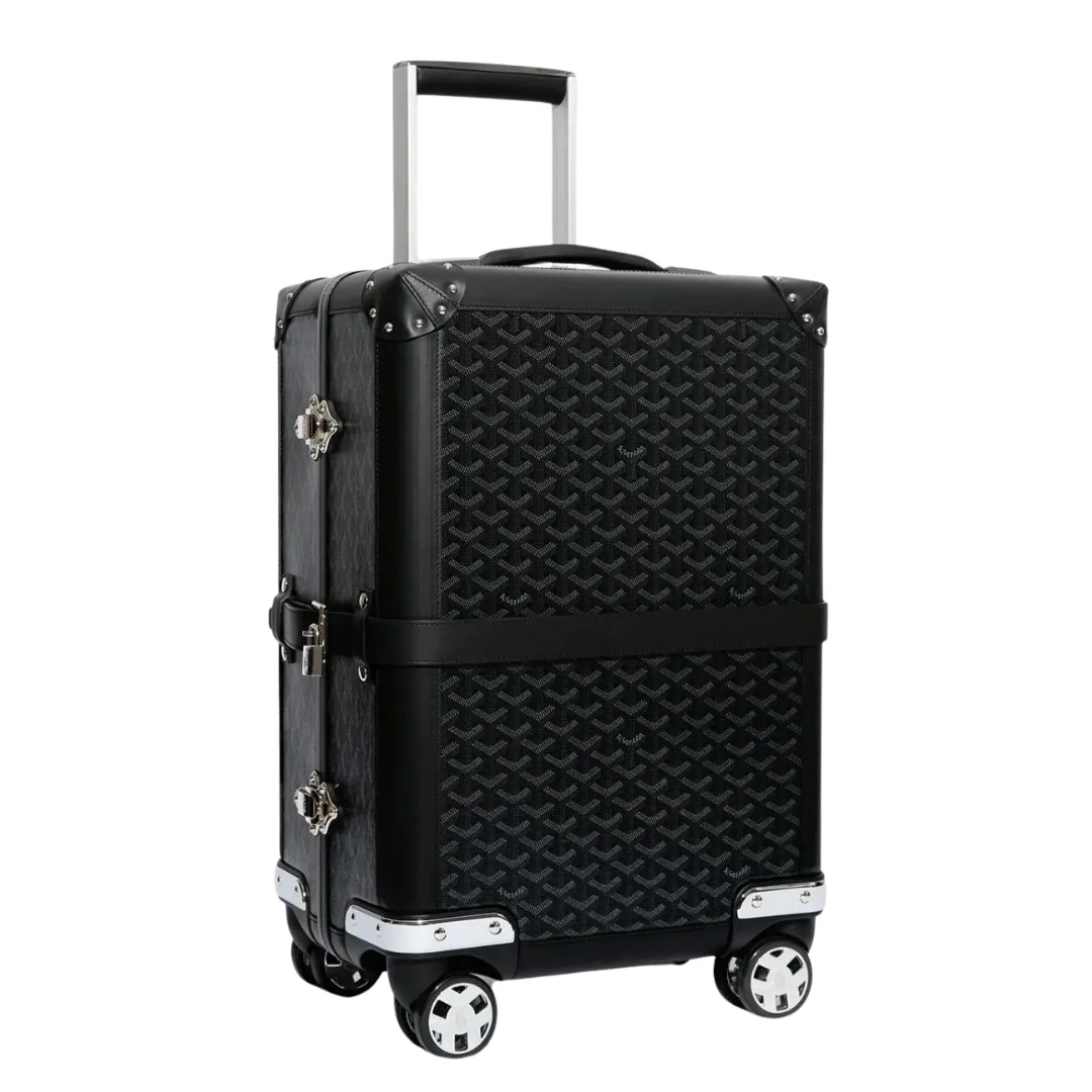 Goyard Bourget PM Trolley Case Jet Black