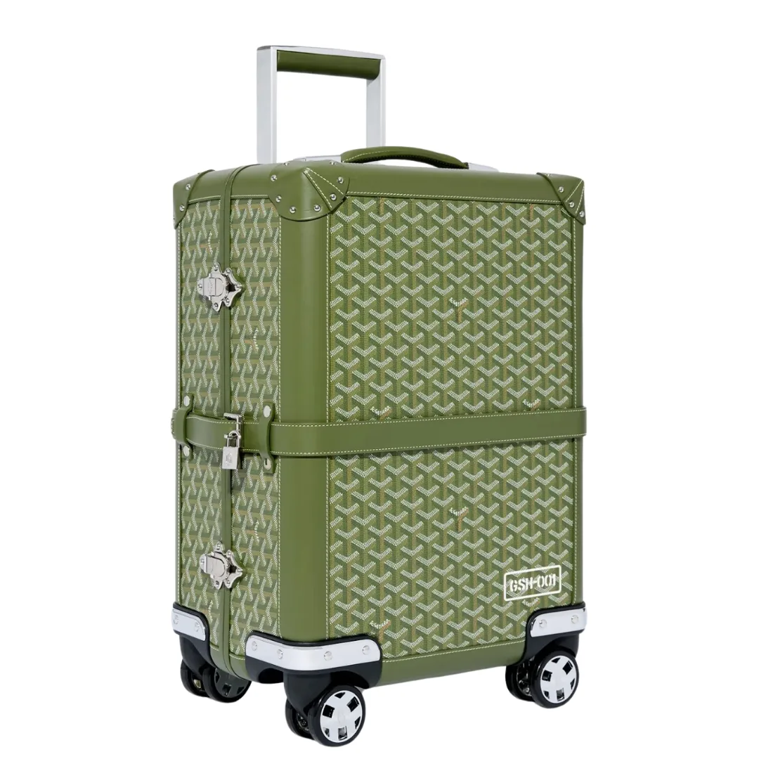 Goyard Bourget PM Trolley Case Khaki