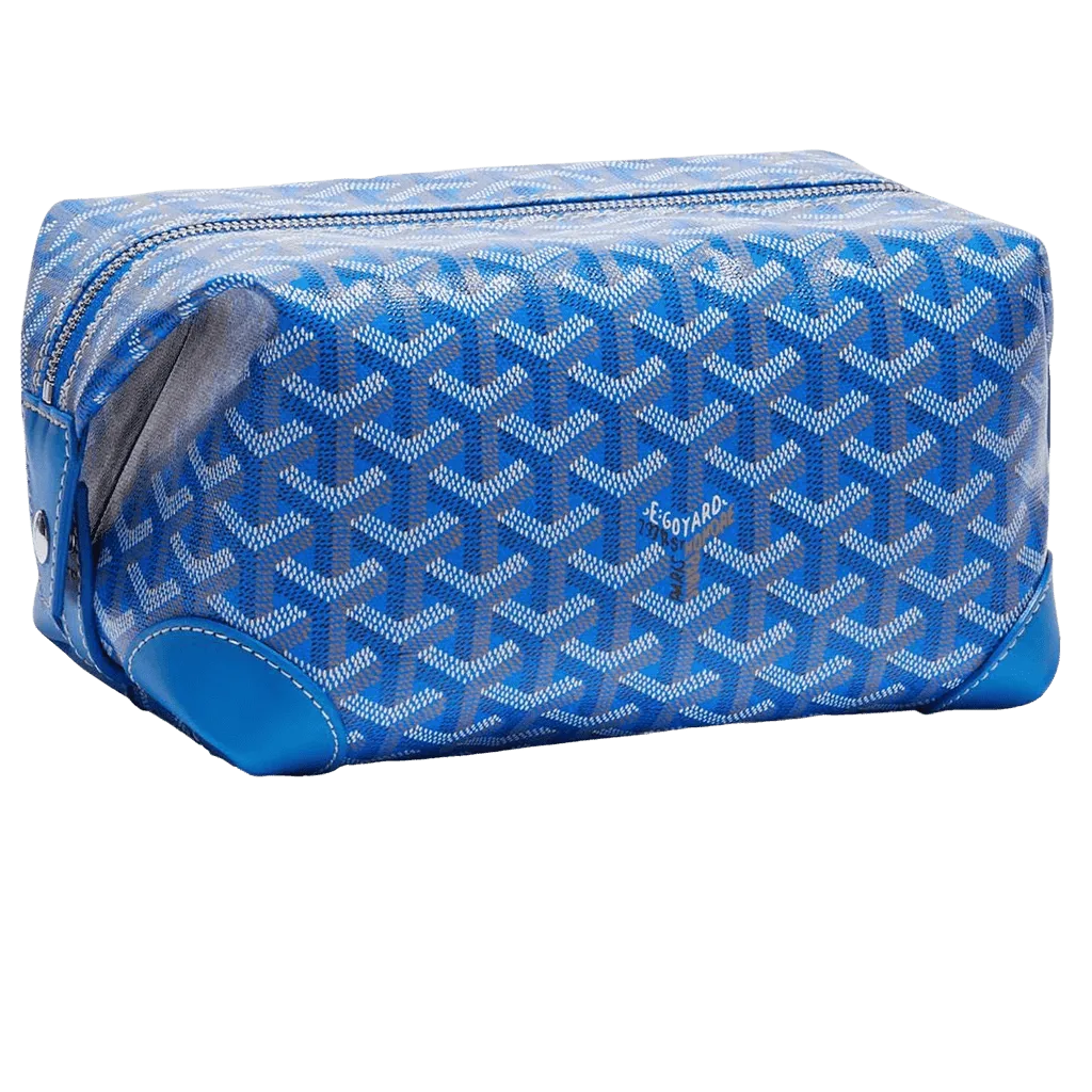 Goyard Bowling 25 Toiletry Bag 'Sky Blue'