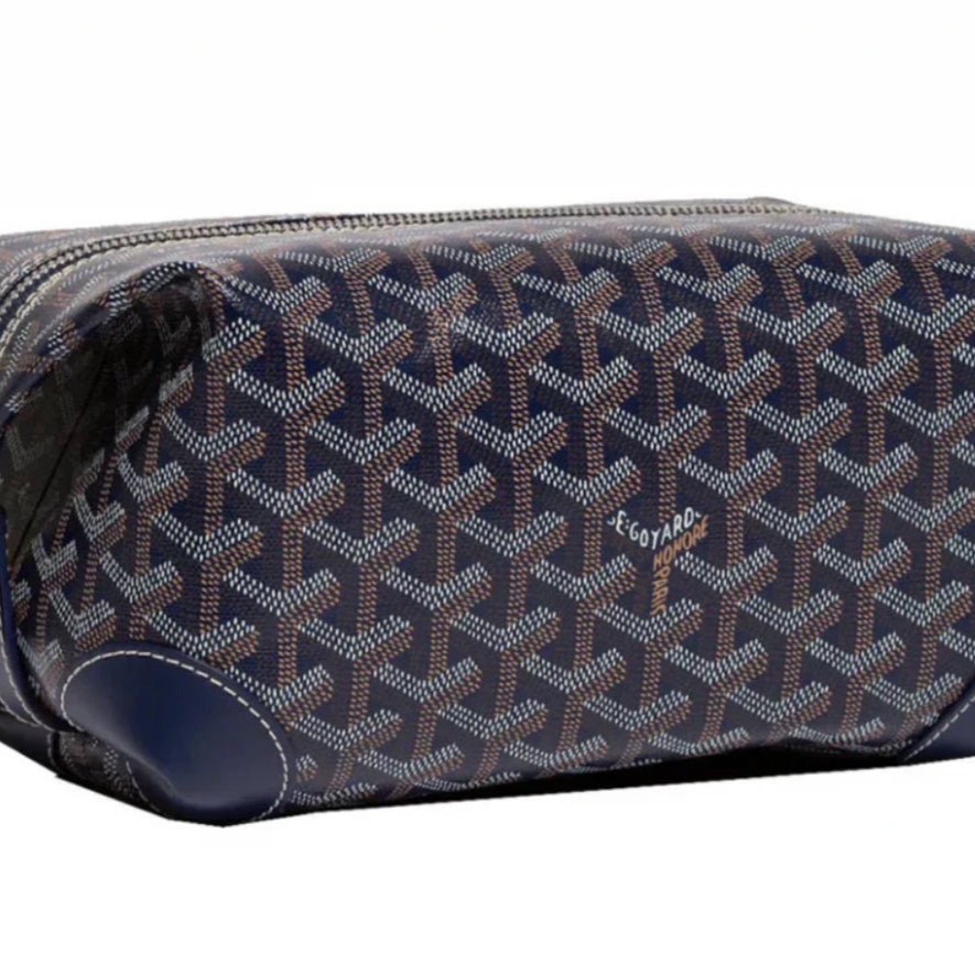 Goyard Bowling 25 Navy Toiletry Bag